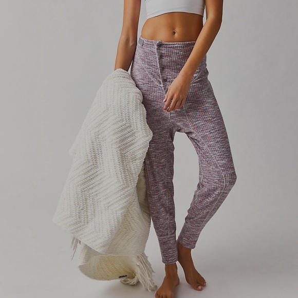 Free People "Intimately" Women's Size XS Spaced Out Joggers Red & Blue - Picture 1 of 10